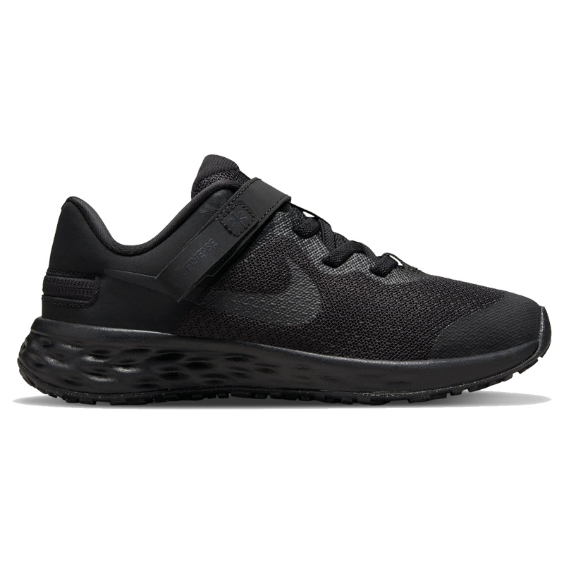 Nike Nike Revolution 6 Flyease Nn (PS)- Black/Smoke Grey