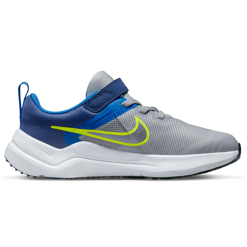 Nike Nike Downshifter 12 Nn (PSV)- Grey/Blue/Neon
