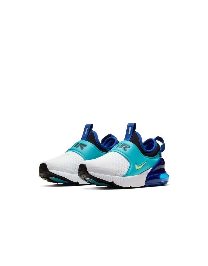 Nike Nike Air Max 270 Extreme (PS)- White/Blue - Sports Gallery