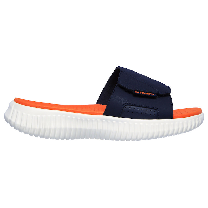 Skechers Elite Flex Trevera- Navy/Orange