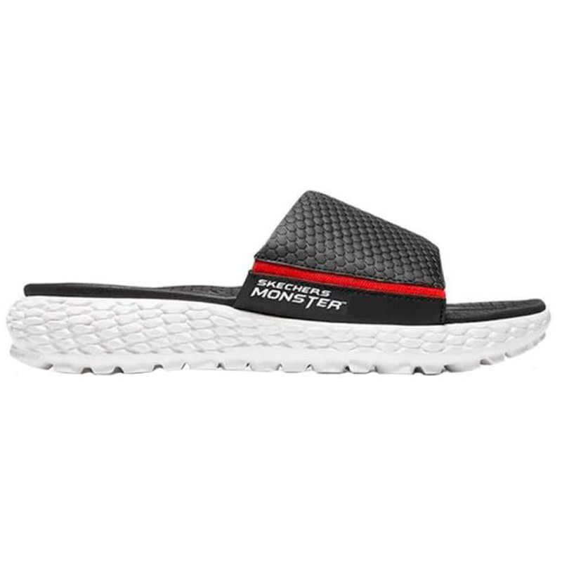 Skechers Monster Slide Corwik- Black/White - Sports Gallery