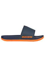 Skechers K Gambix X Slide- Navy/Orange