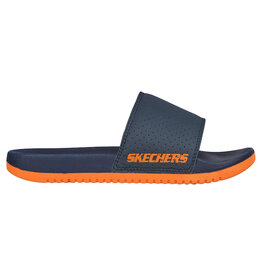 Skechers K Gambix X Slide- Navy/Orange