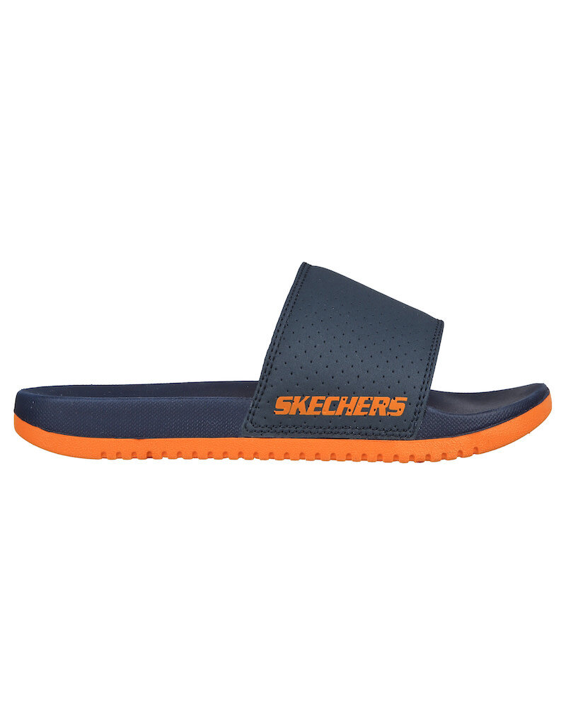 Skechers K Gambix X Slide- Navy/Orange