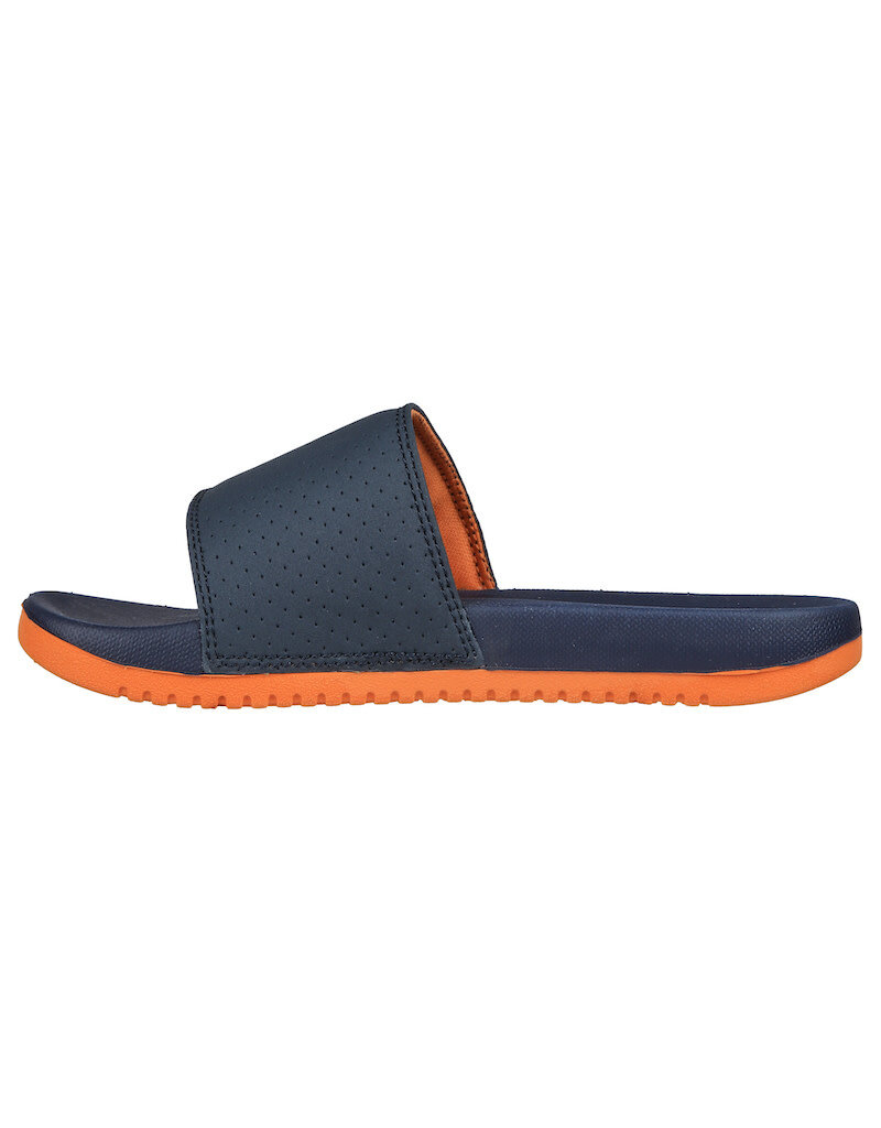 Skechers K Gambix X Slide- Navy/Orange
