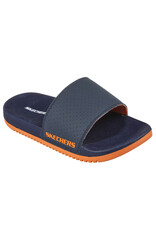 Skechers K Gambix X Slide- Navy/Orange