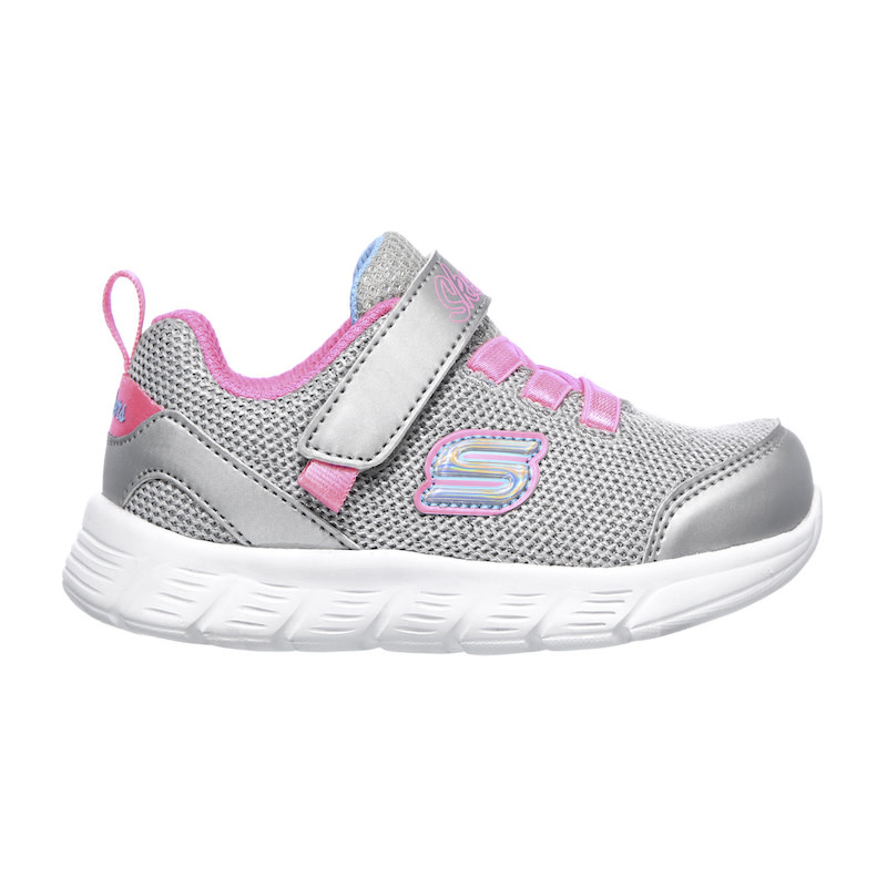 Skechers TD Comfy flex Moving on- Silver/Hot pink