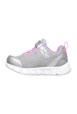 Skechers TD Comfy flex Moving on- Silver/Hot pink