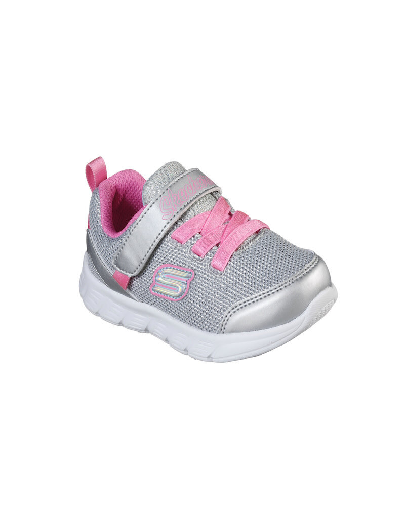 Skechers TD Comfy flex Moving on- Silver/Hot pink