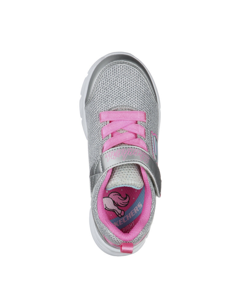 Skechers TD Comfy flex Moving on- Silver/Hot pink