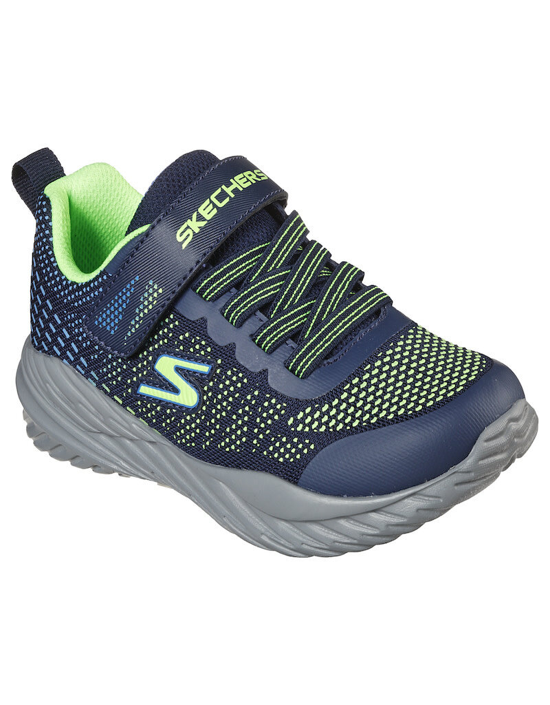 Skechers K Nitro Sprint Karvo- Navy/Lime