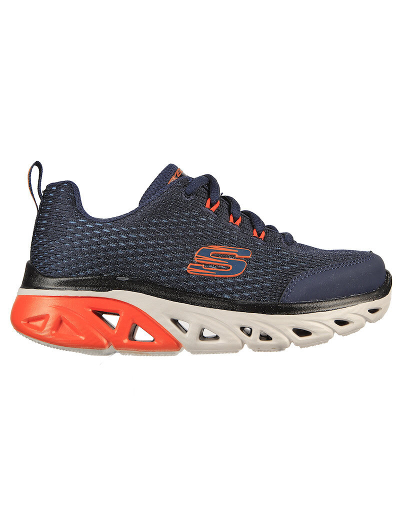 Skechers K Glide Step Sport Wave Heat- Navy/Orange