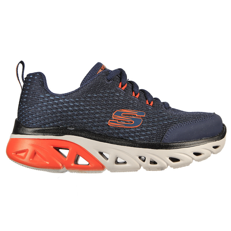 Skechers K Glide Step Sport Wave Heat- Navy/Orange