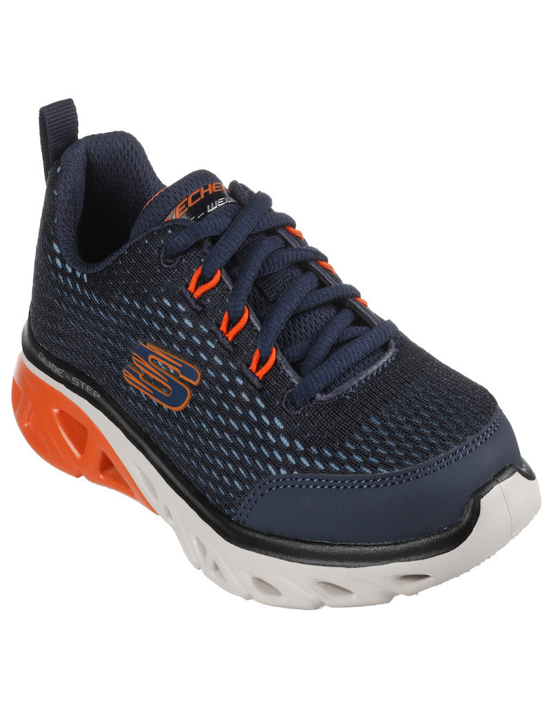 Skechers K Glide Step Sport Wave Heat- Navy/Orange