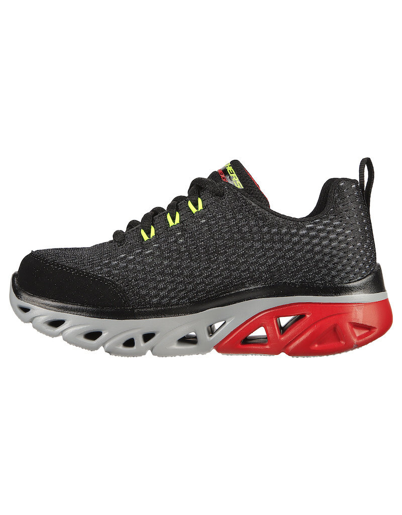 Skechers K Glide Step Sport Wave Heat- Black/Red