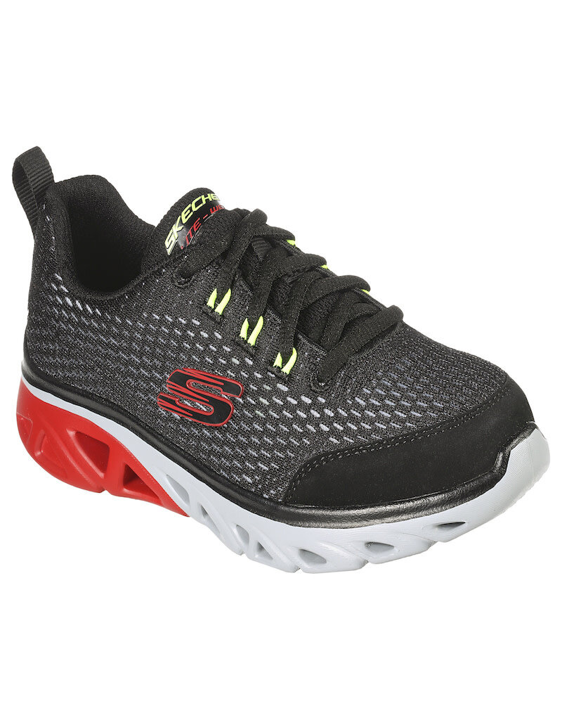 Skechers K Glide Step Sport Wave Heat- Black/Red