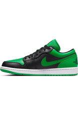 Jordan Air Jordan 1 Low- Black/Black-Lucky Green-White