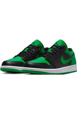 Jordan Air Jordan 1 Low- Black/Black-Lucky Green-White