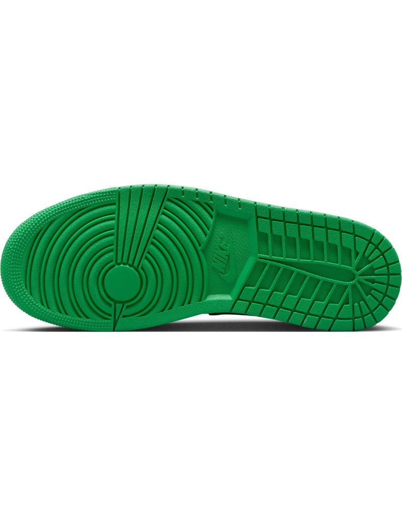 Jordan Air Jordan 1 Low- Black/Black-Lucky Green-White