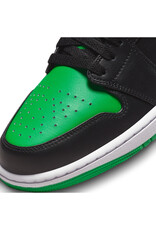 Jordan Air Jordan 1 Low- Black/Black-Lucky Green-White