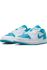 Jordan Air Jordan 1 Low- White/Celestial Gold-Aquatone Jordan Air Jordan 1 Low- White/Celestial Gold-Aquatone