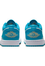 Jordan Air Jordan 1 Low- White/Celestial Gold-Aquatone Jordan Air Jordan 1 Low- White/Celestial Gold-Aquatone