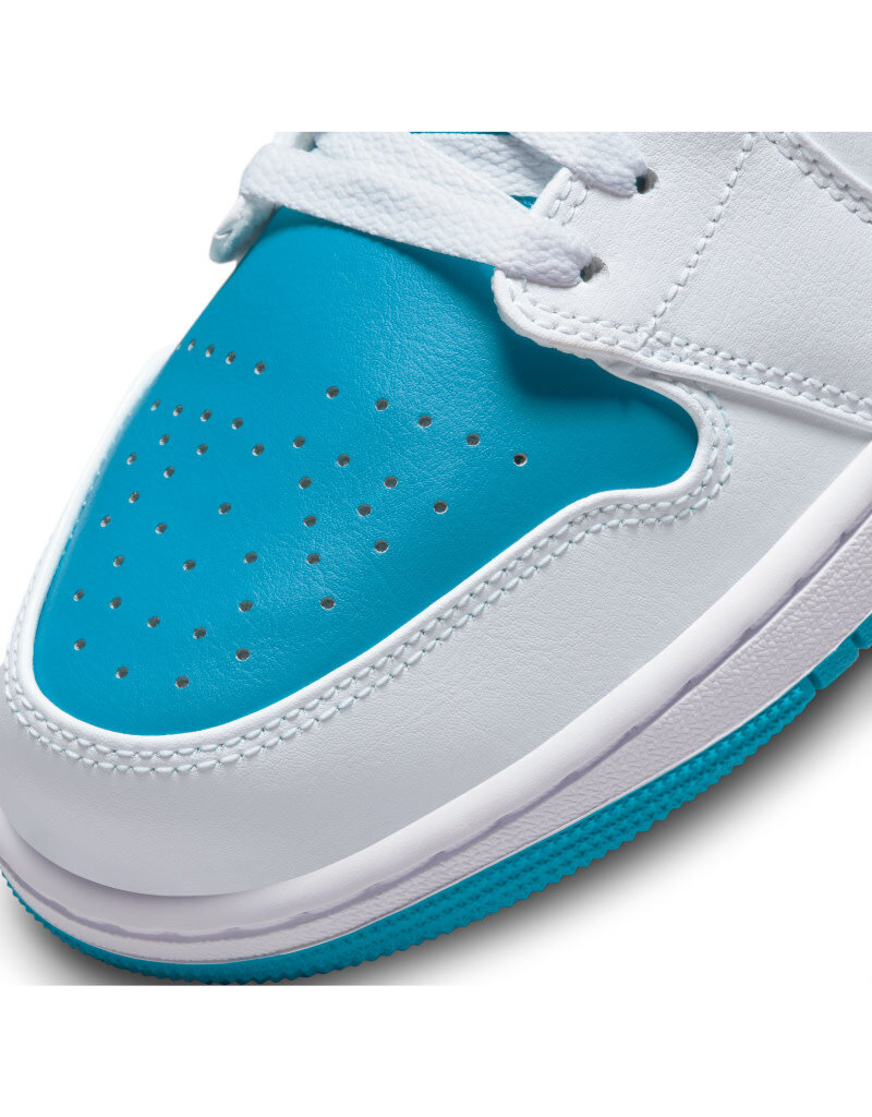 Jordan Air Jordan 1 Low- White/Celestial Gold-Aquatone
