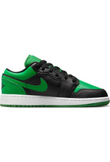 Jordan Air Jordan 1 Low Bg- Black/Black-Lucky Green-White Jordan Air Jordan 1 Low Bg- Black/Black-Lucky Green-White