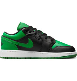 Jordan Air Jordan 1 Low Bg- Black/Black-Lucky Green-White