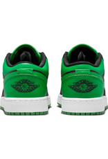 Jordan Air Jordan 1 Low Bg- Black/Black-Lucky Green-White Jordan Air Jordan 1 Low Bg- Black/Black-Lucky Green-White