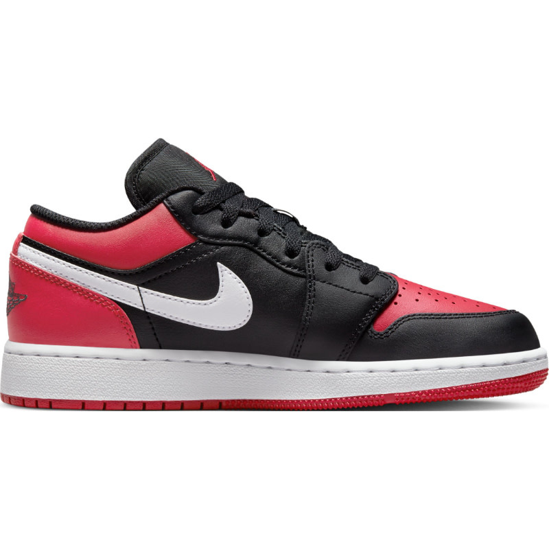 Jordan Air Jordan 1 Low Bg- Black/Gym Red-White