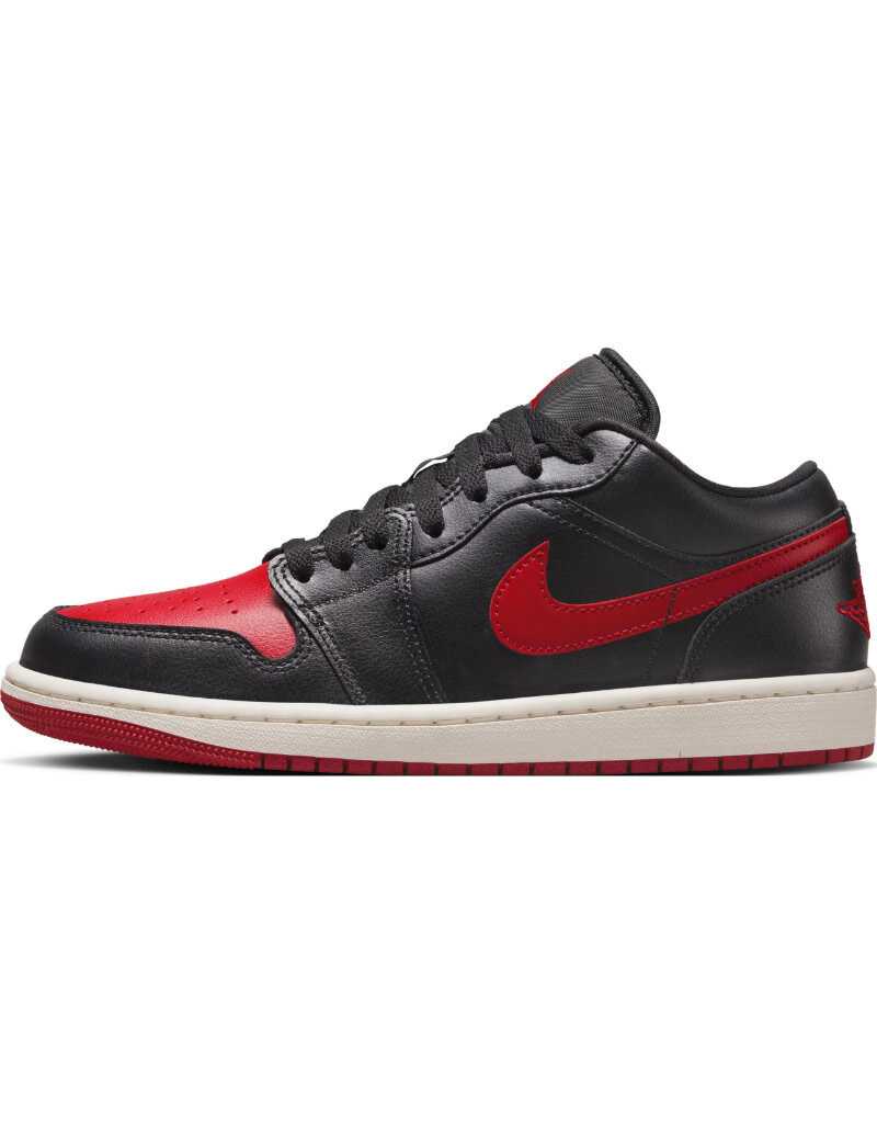 Jordan Wmns Air Jordan 1 Low- Black/Gym Red-Sail