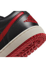 Jordan Wmns Air Jordan 1 Low- Black/Gym Red-Sail Jordan Wmns Air Jordan 1 Low- Black/Gym Red-Sail