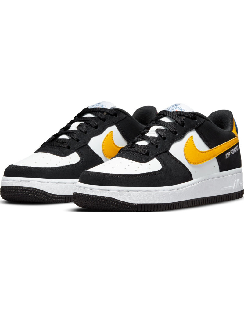 Nike Air Force 1 Lv8 Bg- Black/Dark Sulfur-White-Black