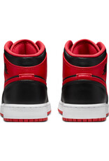 Jordan Air Jordan 1 Mid Bg- Black/Fire Red/White