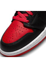 Jordan Air Jordan 1 Mid Bg- Black/Fire Red/White