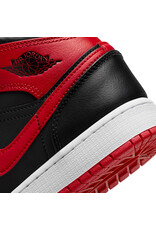 Jordan Air Jordan 1 Mid Bg- Black/Fire Red/White