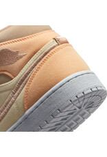 Jordan Wmns Air Jordan 1 Mid Se- Beige/Sand/Orange