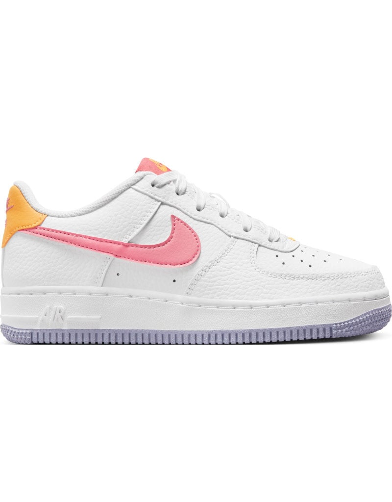 NIKE Air Force 1 LV8 1 (GS) Boys Sneakers in Black/Crimson Tint, US Size  4.5Y
