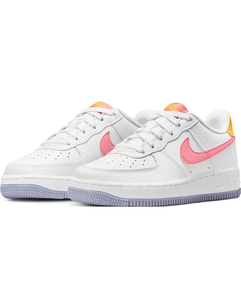 NIKE Air Force 1 LV8 1 (GS) Boys Sneakers in Black/Crimson Tint, US Size  4.5Y