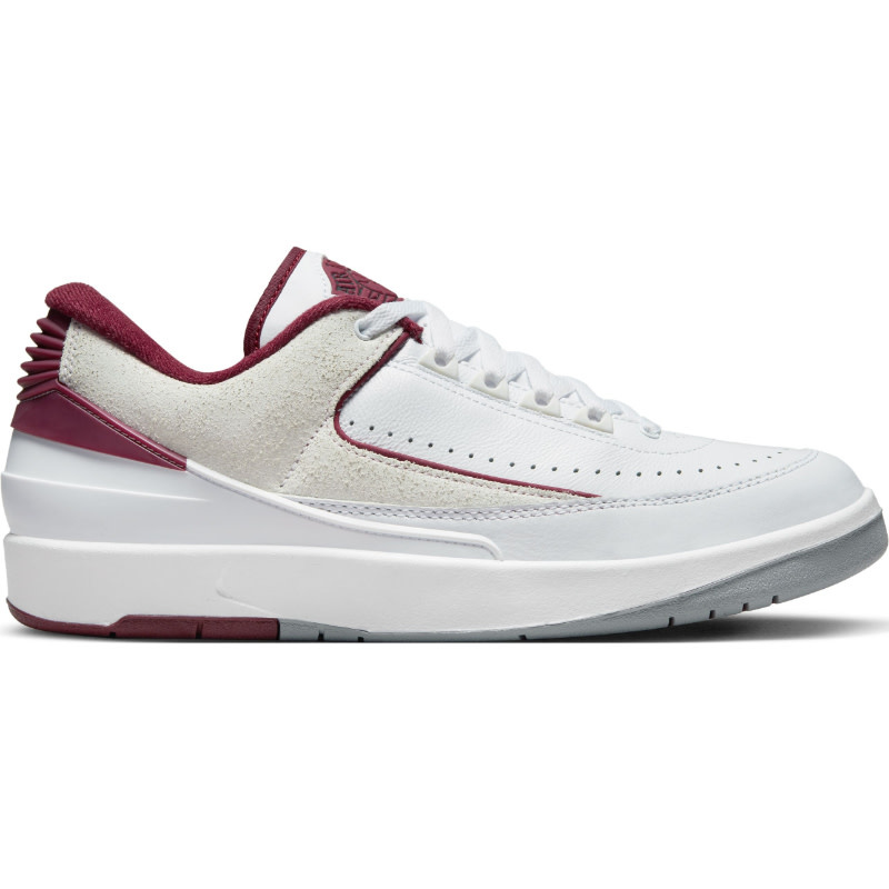 Jordan Air Jordan 2 Retro Low- White/Cherry Wood