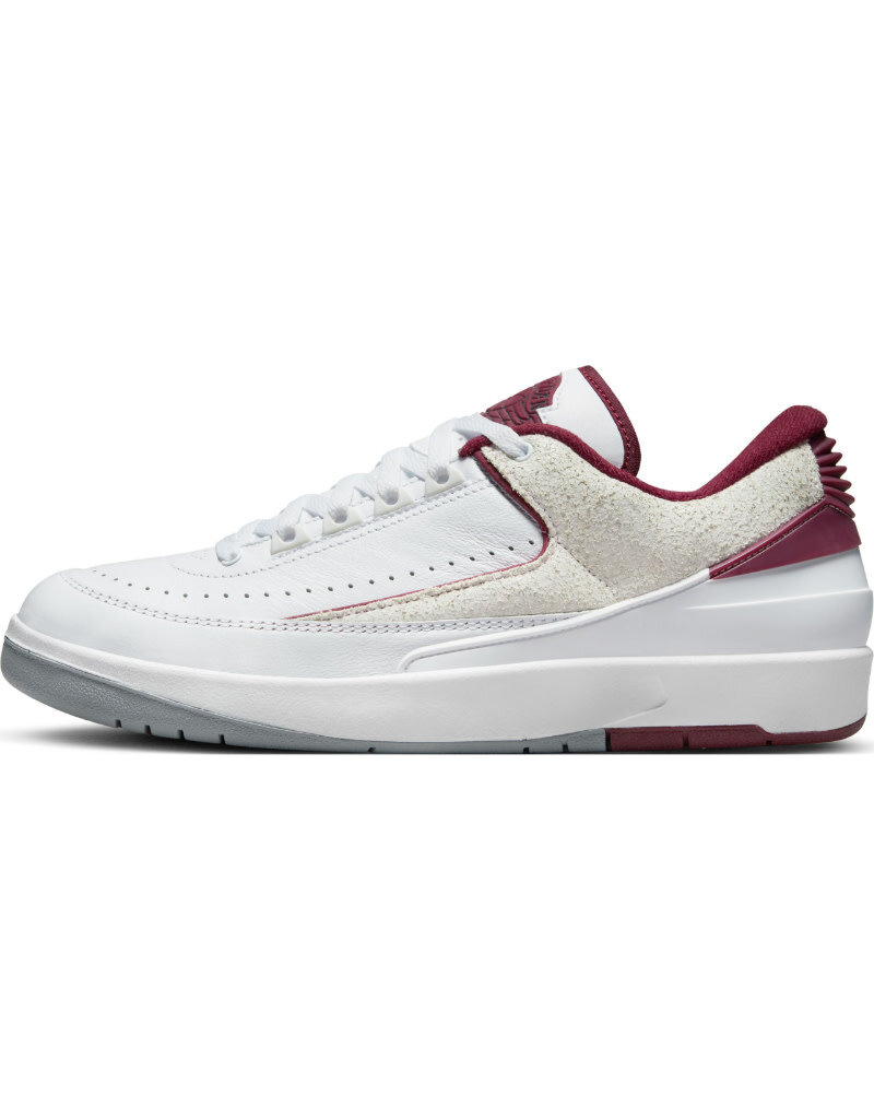 Jordan Air Jordan 2 Retro Low- White/Cherry Wood