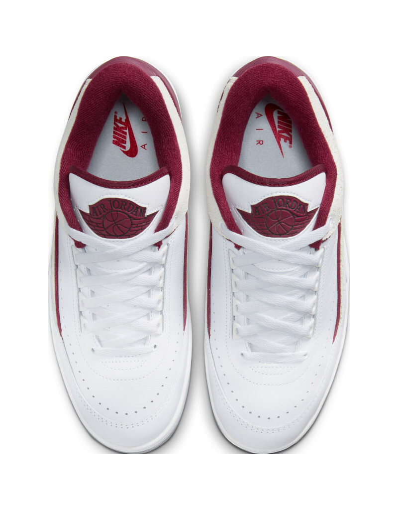 Jordan Air Jordan 2 Retro Low- White/Cherry Wood