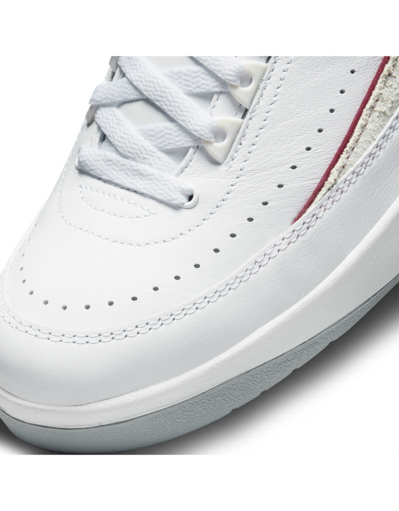 Jordan Air Jordan 2 Retro Low- White/Cherry Wood