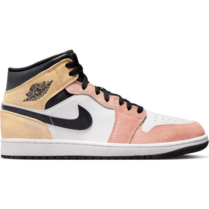 Jordan Air Jordan 1 Mid Se- Salmon/White/Black