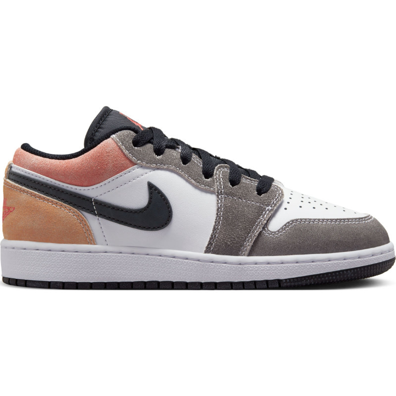 Jordan Air Jordan 1 Low Se Bg- Grey/Black/Orange