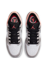 Jordan Air Jordan 1 Low Se Bg- Grey/Black/Orange Jordan Air Jordan 1 Low Se Bg- Grey/Black/Orange