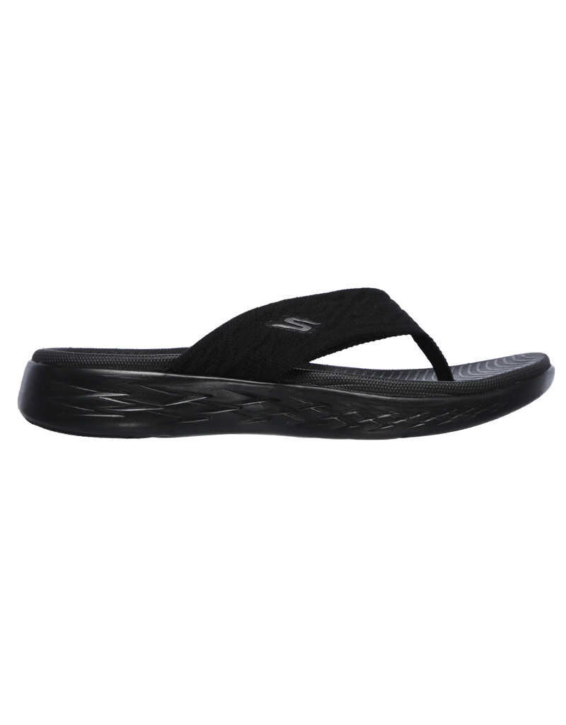 Skechers W On The Go 600 Sunny Slipper- Black