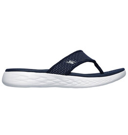Skechers W On The Go 600 Slipper- Navy/White