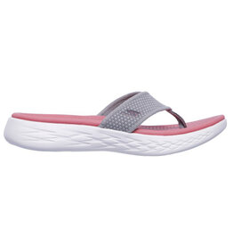 Skechers W On The Go 600 Slipper- Grey/Pink